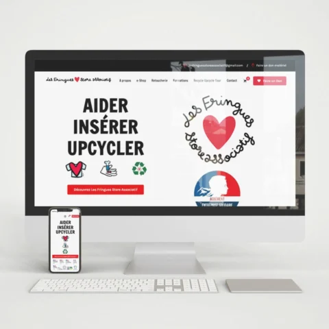 Agence Web Paris France -website- Les Fringues store - creil