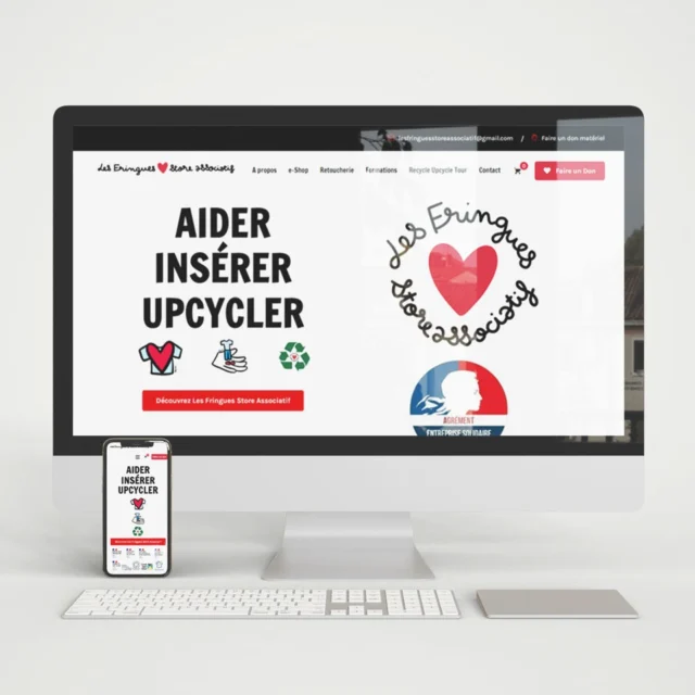 Agence Web Paris France -website- Les Fringues store - creil